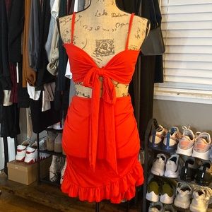 Red two piece set